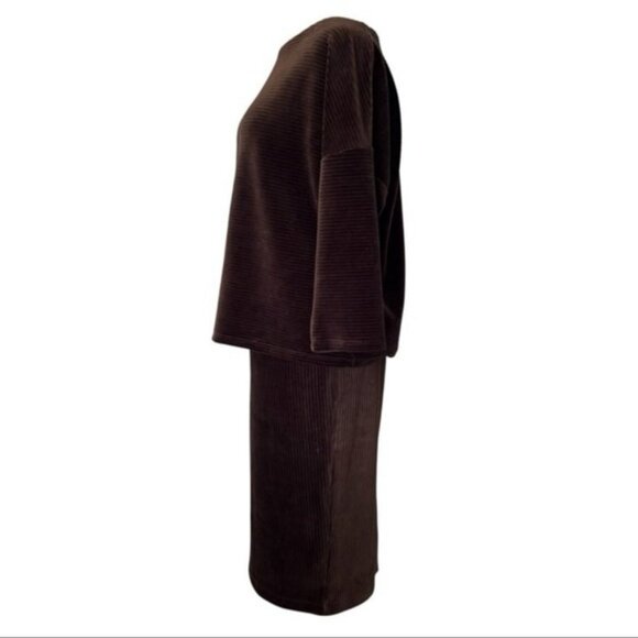 J. Jill Ribbed Velvet Skirt Set - Picture 4 of 7